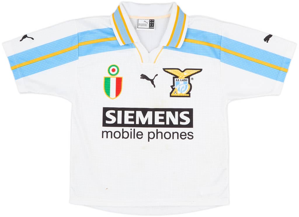 2000-01 Lazio Basic Home Shirt - 7/10 - (S.Boys)