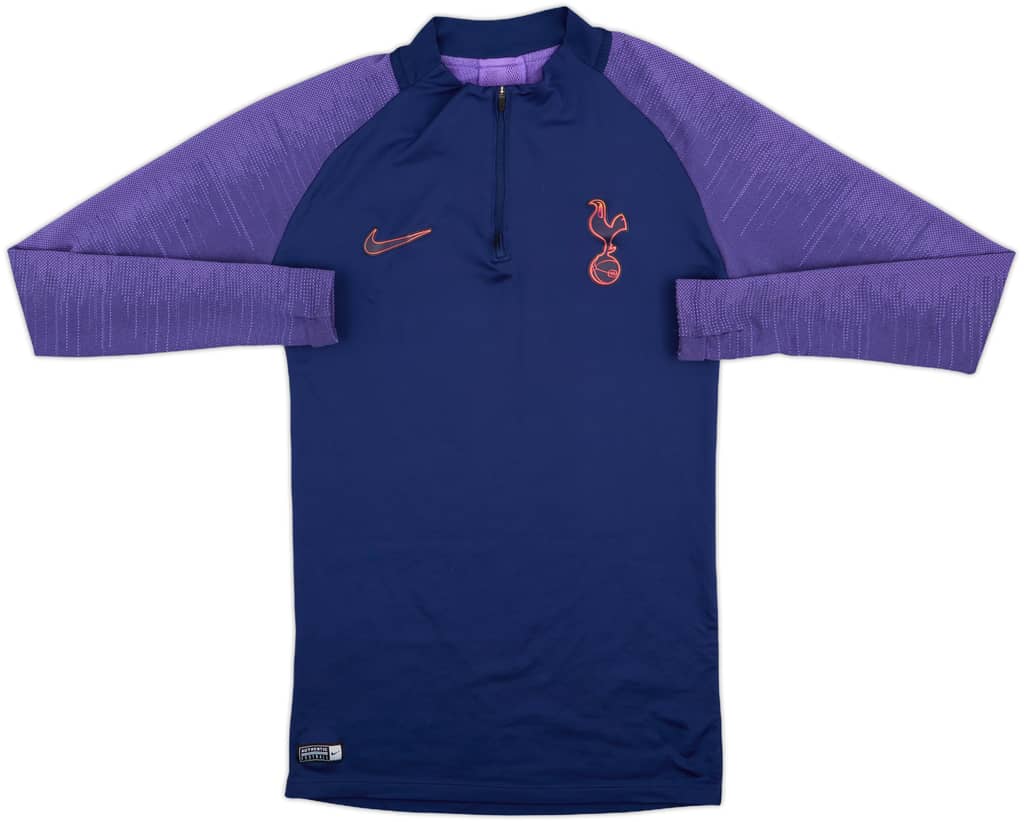 2019-20 Tottenham Nike 1/4 Zip Sweat Top - 7/10 - (L)
