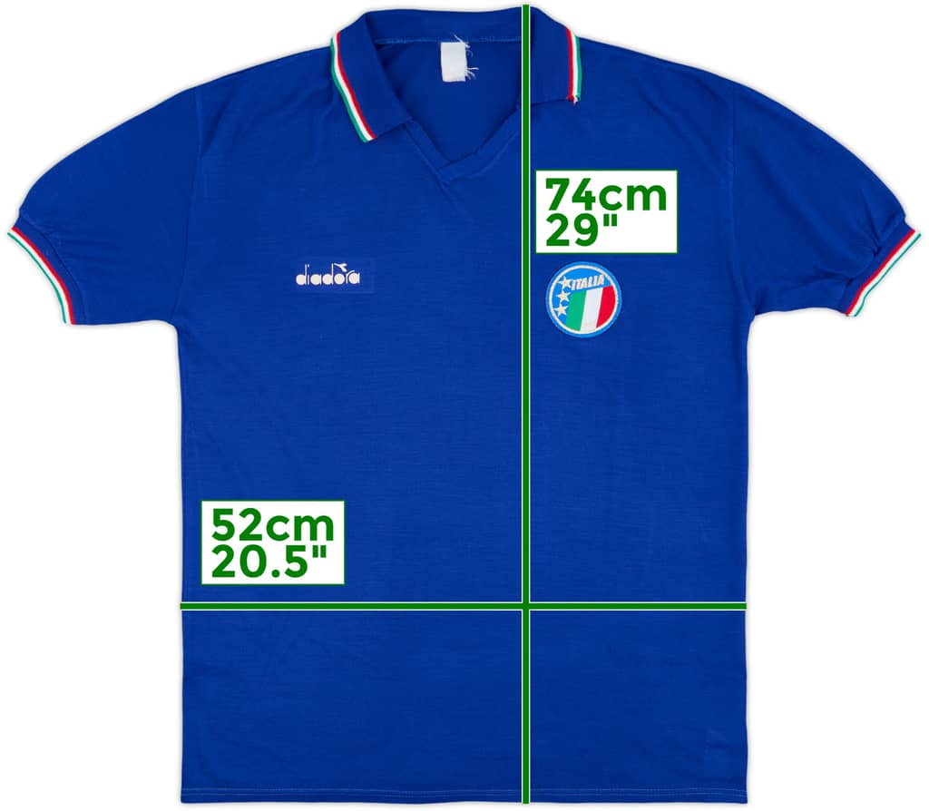 1986-88 Italy Home Shirt - 8/10 - (L)
