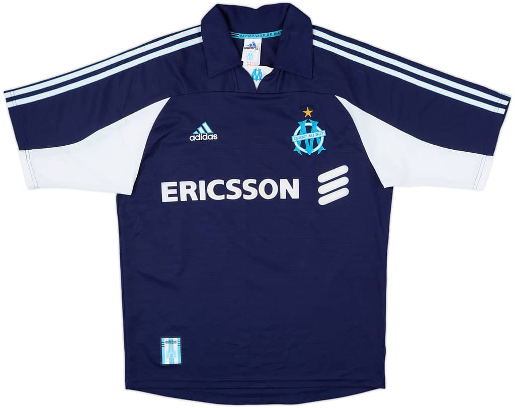 1999-00 Olympique Marseille Away Shirt Pires #7 - 8/10 - (S)