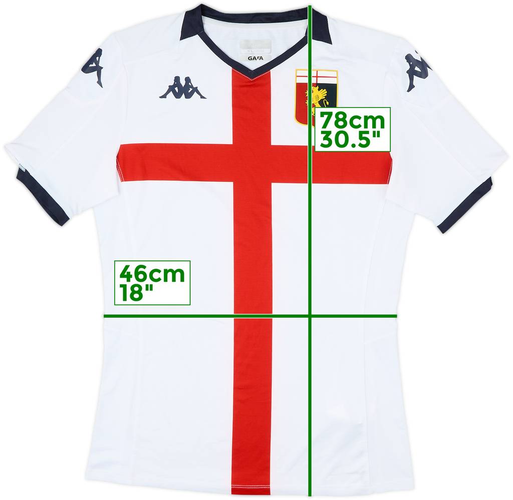 2019-20 Genoa Away Shirt - 8/10 - (XL)