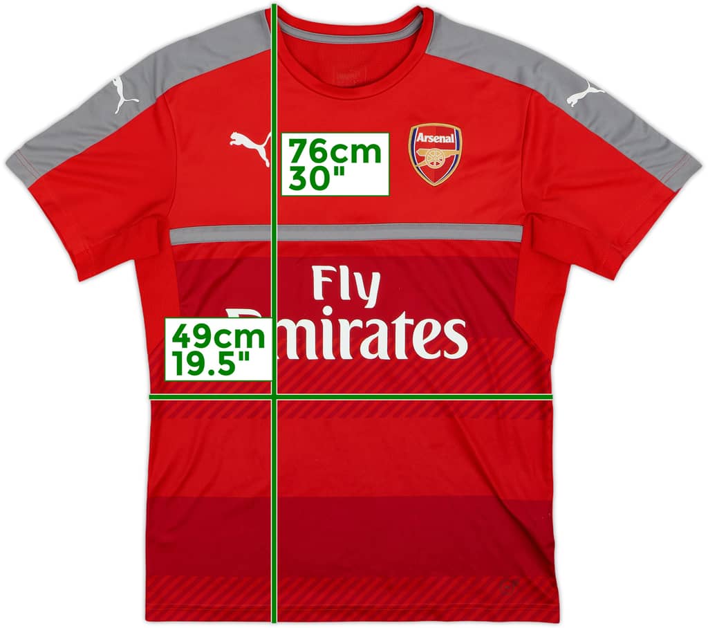 2017-18 Arsenal Puma Training Shirt - 7/10 - (L)
