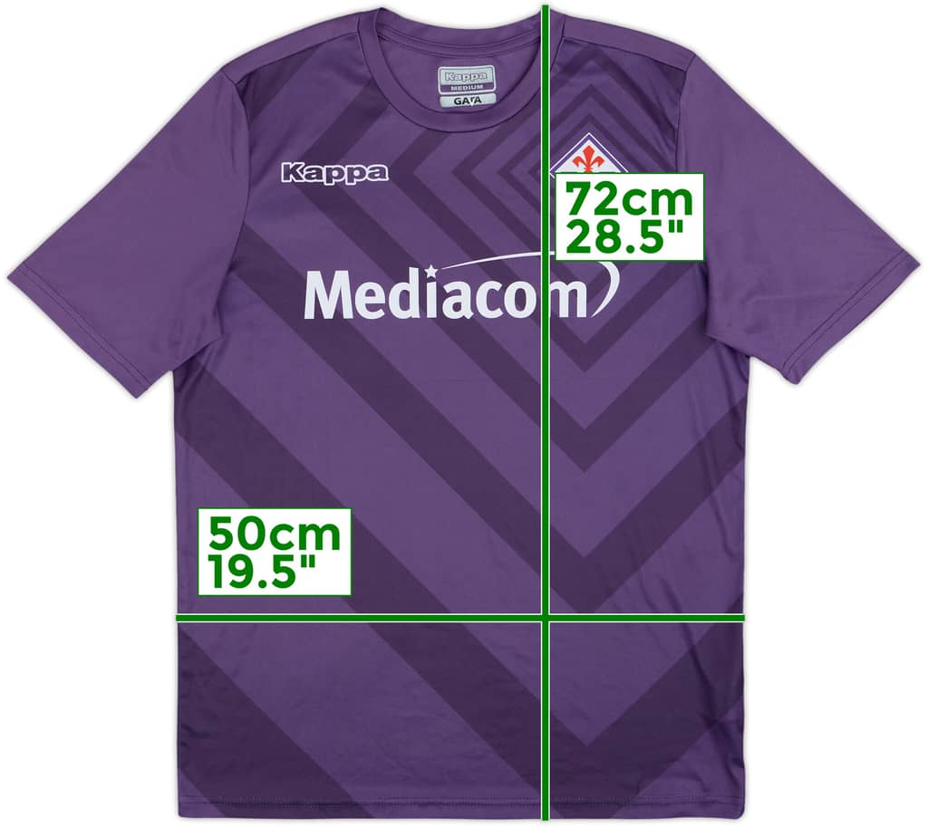2022-23 Fiorentina Basic Home Shirt - 9/10 - (M)