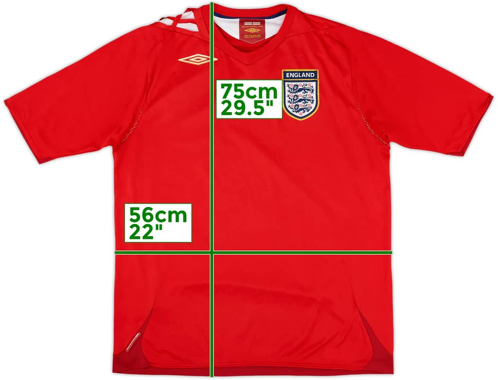 2006-08 England Away Shirt - 4/10 - (L)