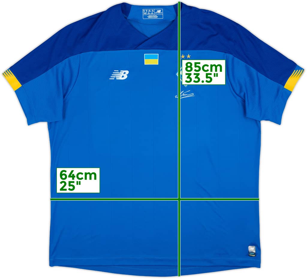 2019-20 Dynamo Kyiv Away Shirt - 8/10 - (XXL)