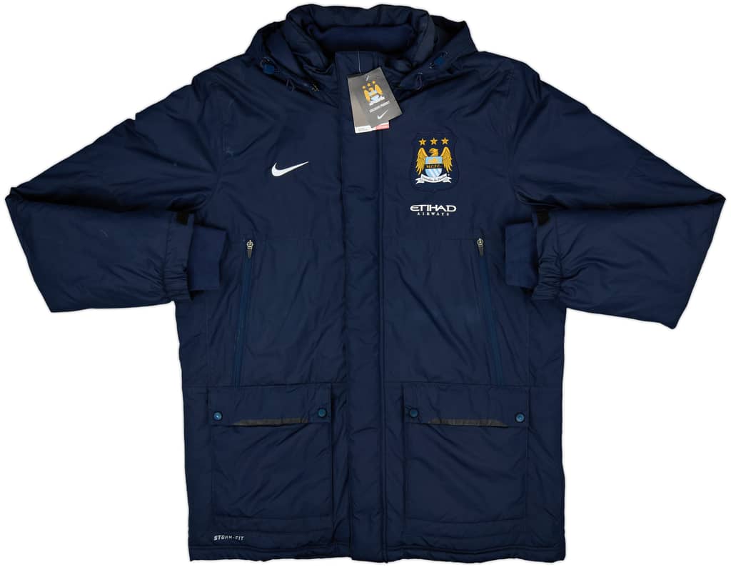 2013-14 Manchester City Nike Padded Bench Coat (XL)