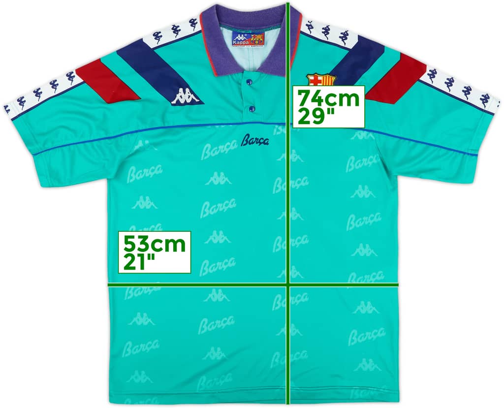 1992-95 Barcelona Away Shirt - 8/10 - (M)