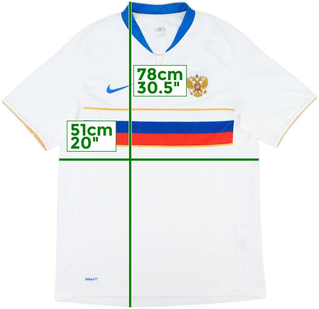 2008-10 Russia Home Shirt - 8/10 - (M)
