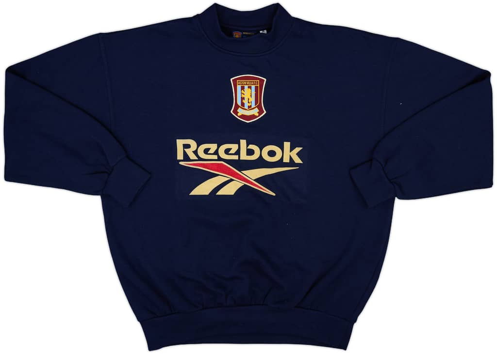 1998-99 Aston Villa Reebok Sweat Top - 8/10 - (M)