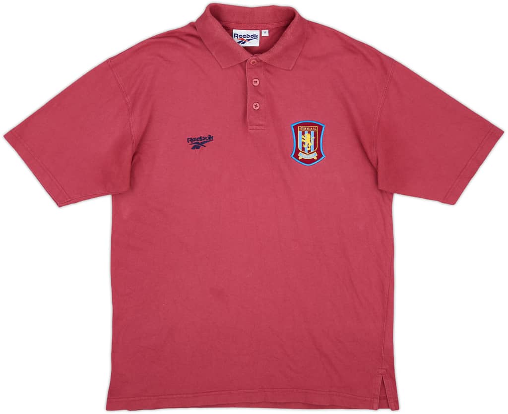 1998-99 Aston Villa Reebok Polo Shirt - 6/10 - (M)