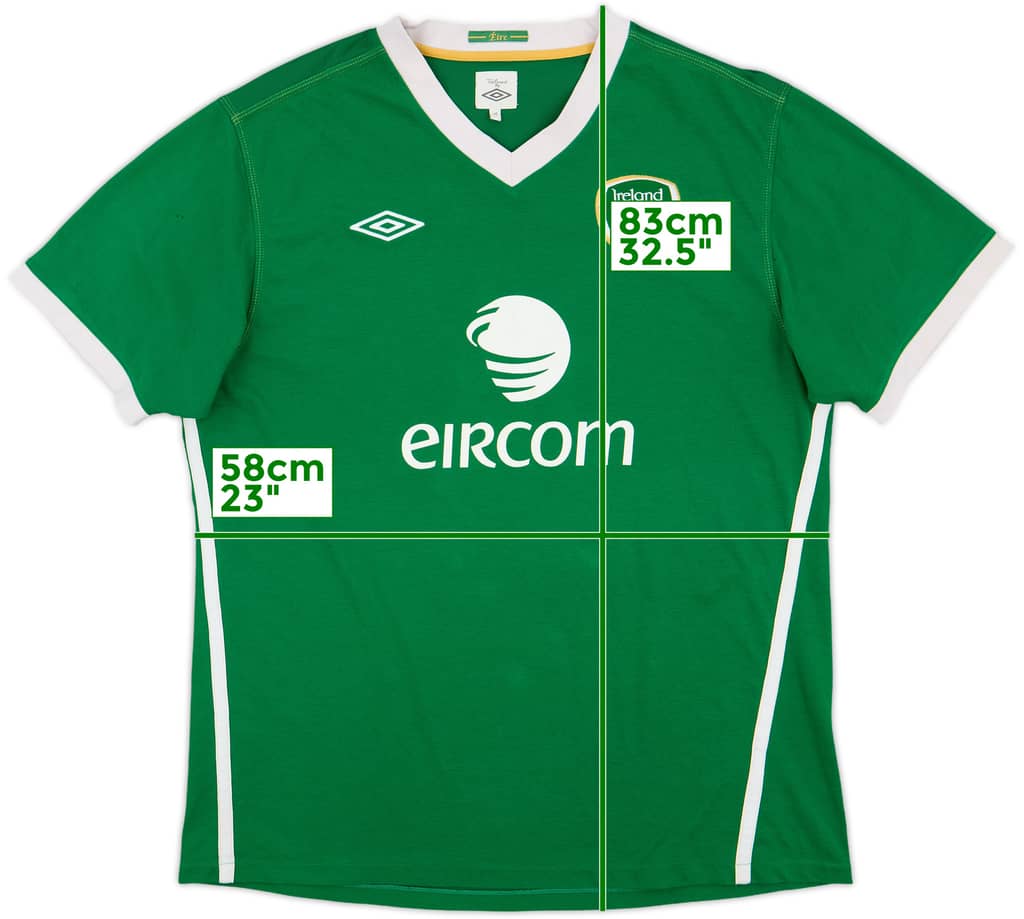 2010-11 Ireland Home Shirt - 6/10 - (XXL)