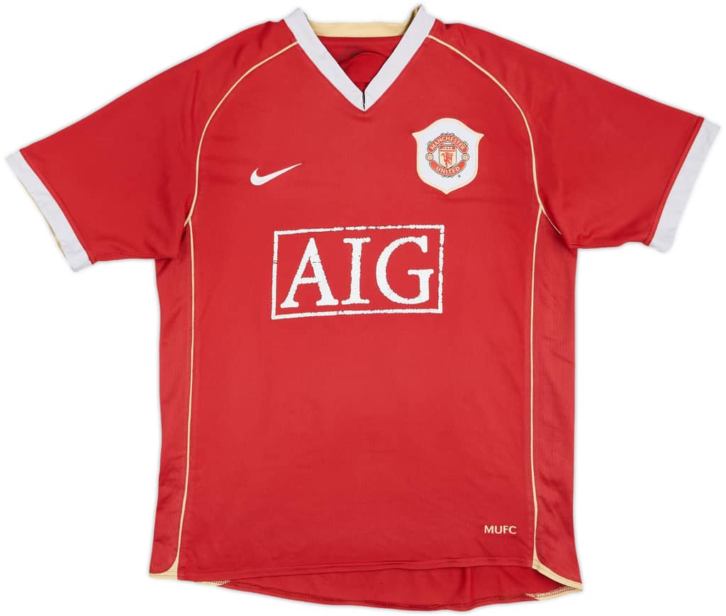 2006-07 Manchester United Home Shirt - 4/10 - (M)
