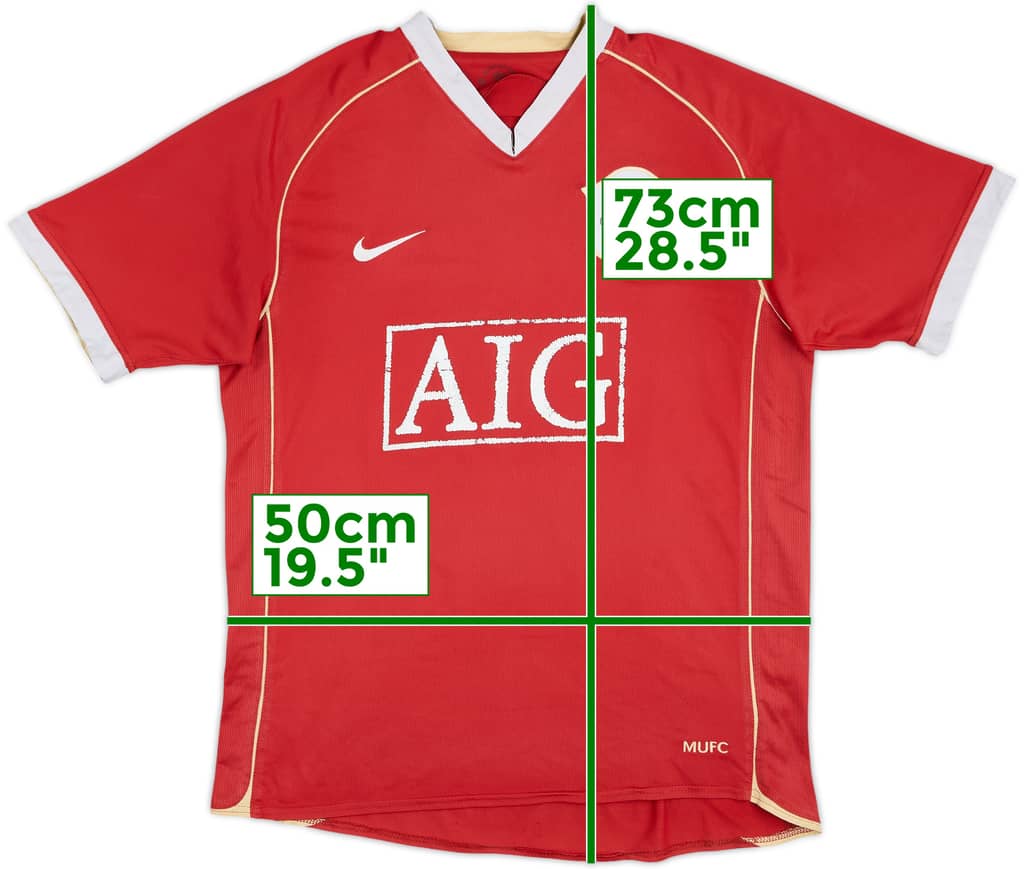 2006-07 Manchester United Home Shirt - 4/10 - (M)