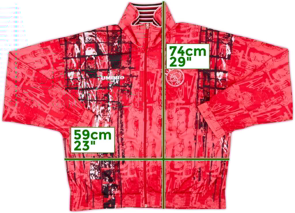 1995-96 Ajax Umbro Track Jacket - 9/10 - (L)