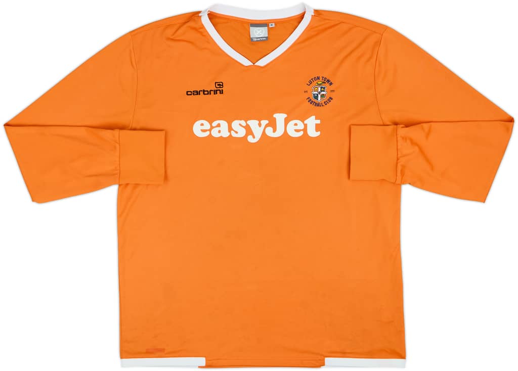 2009-11 Luton Town Home L/S Shirt - 4/10 - (XL)