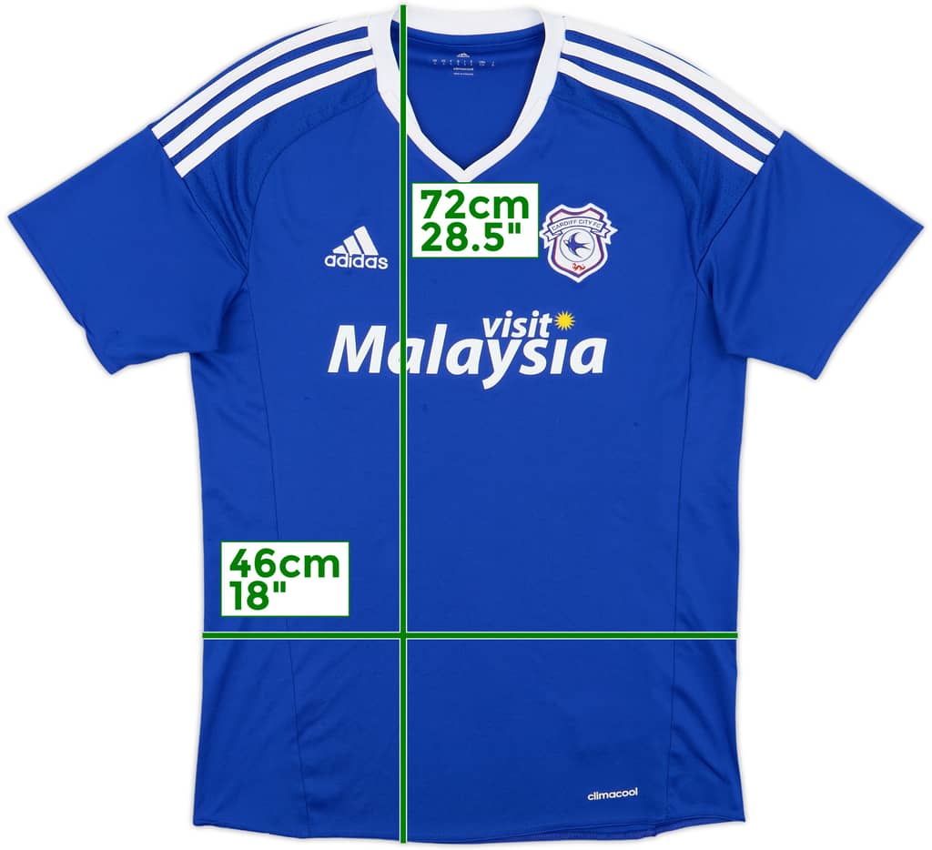 2016-17 Cardiff Home Shirt - 8/10 - (S)