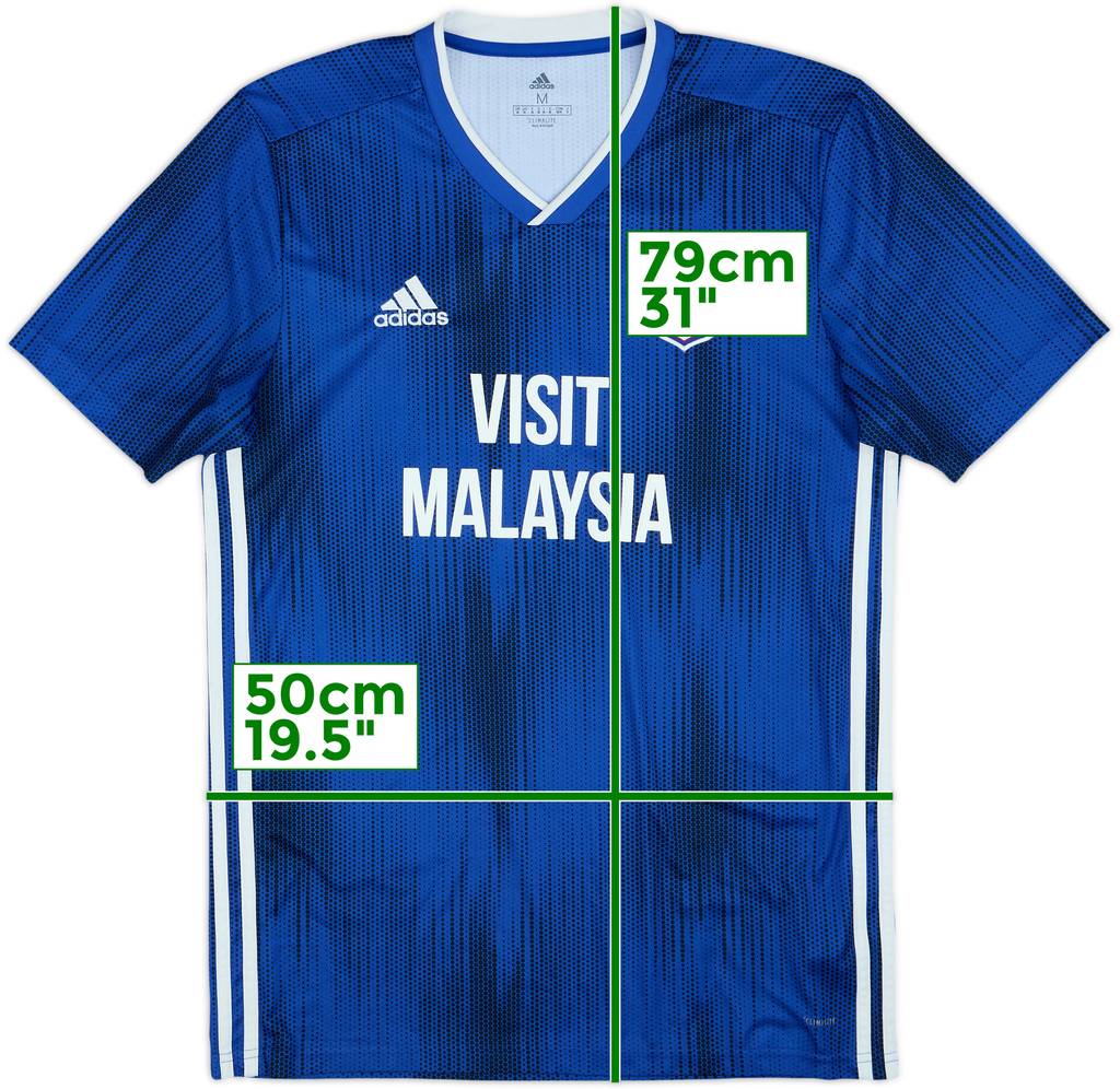 2019-20 Cardiff City Home Shirt - 9/10 - (M)