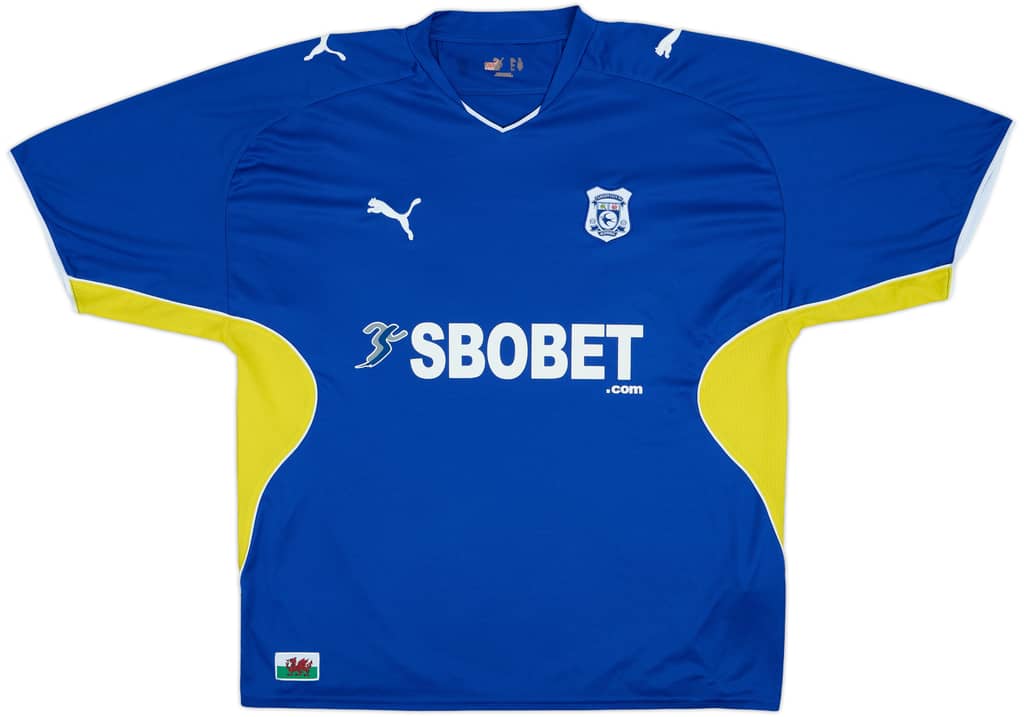 2009-10 Cardiff Home Shirt - 8/10 - (XL)