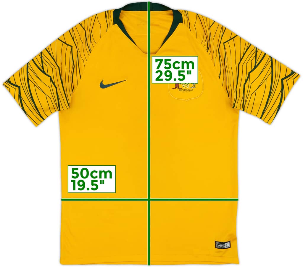 2018-20 Australia Home Shirt - 8/10 - (M)
