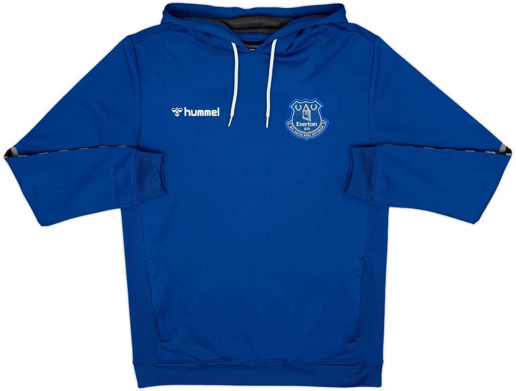 2021-22 Everton Hummel Hooded Top - 8/10 - (M)