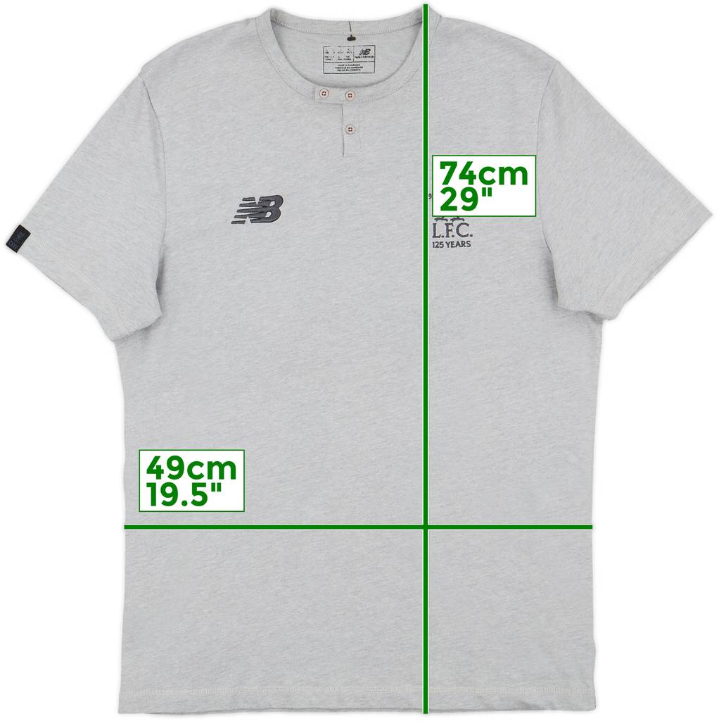 2017-18 Liverpool New Balance Cotton Tee - 7/10 - (L)