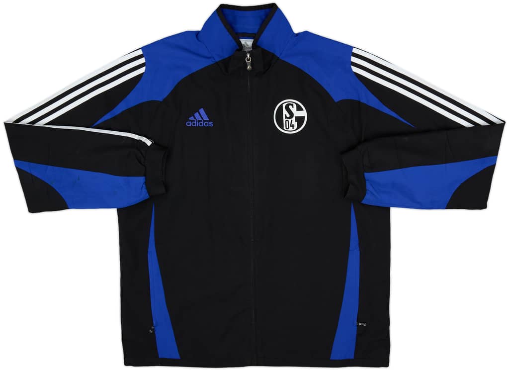 2009-10 Schalke adidas Track Jacket - 8/10 - (L)