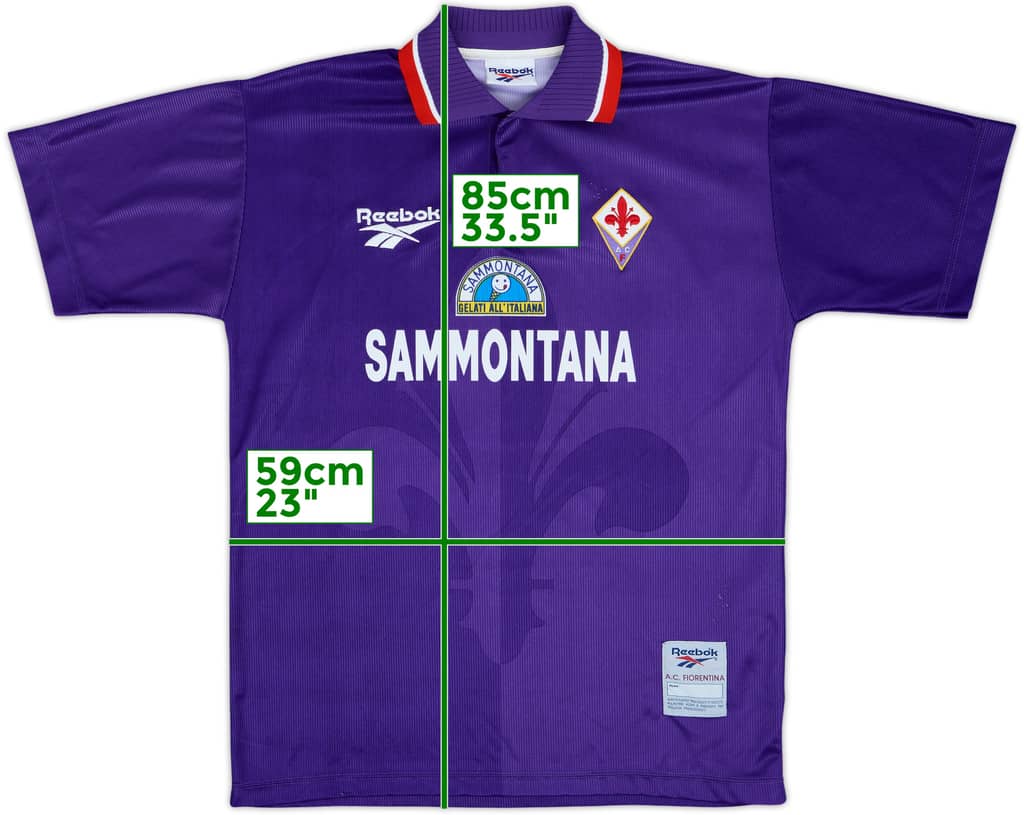 1996-97 Fiorentina Home Shirt - 8/10 - (XL)