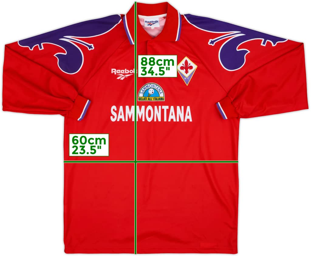 1995-97 Fiorentina Third L/S Shirt - 8/10 - (XL)