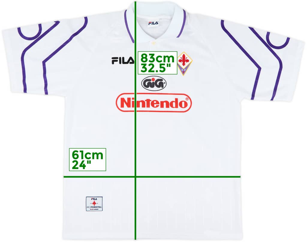 1997-98 Fiorentina Away Shirt - 10/10 - (XL)
