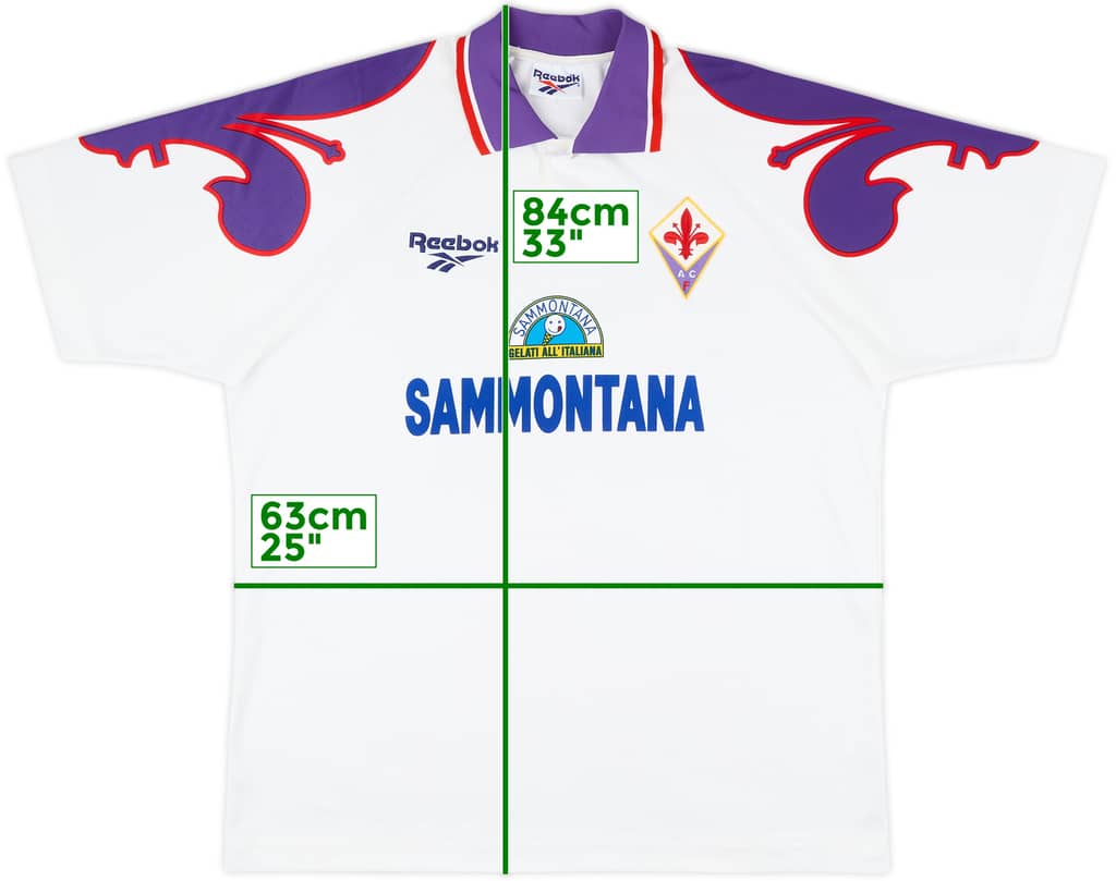 1995-96 Fiorentina Away Shirt - 10/10 - (XL)