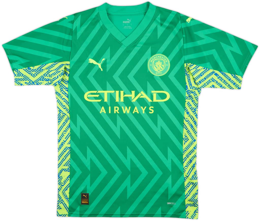 2023-24 Manchester City GK Shirt - 8/10 - (S)