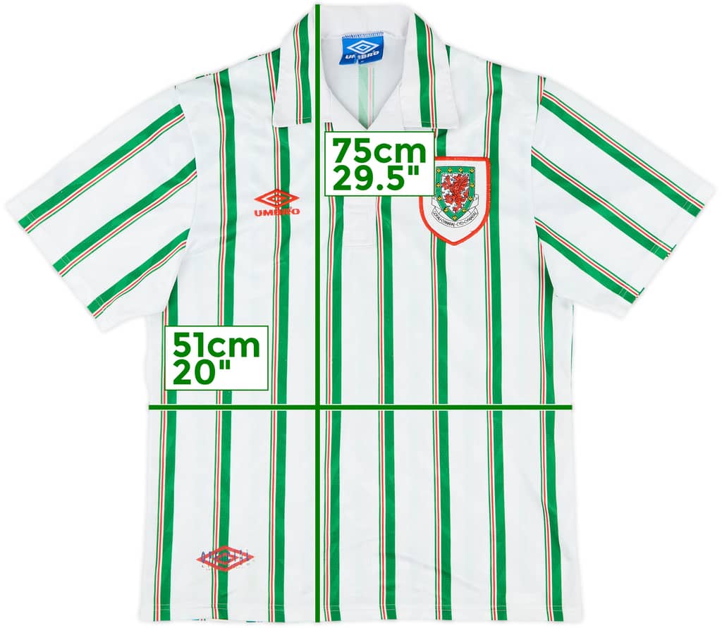 1992-94 Wales Away Shirt - 6/10 - (M)
