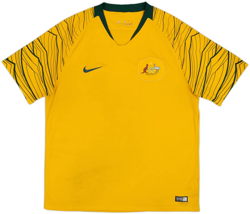 2018-20 Australia Home Shirt - 7/10 - (XL)