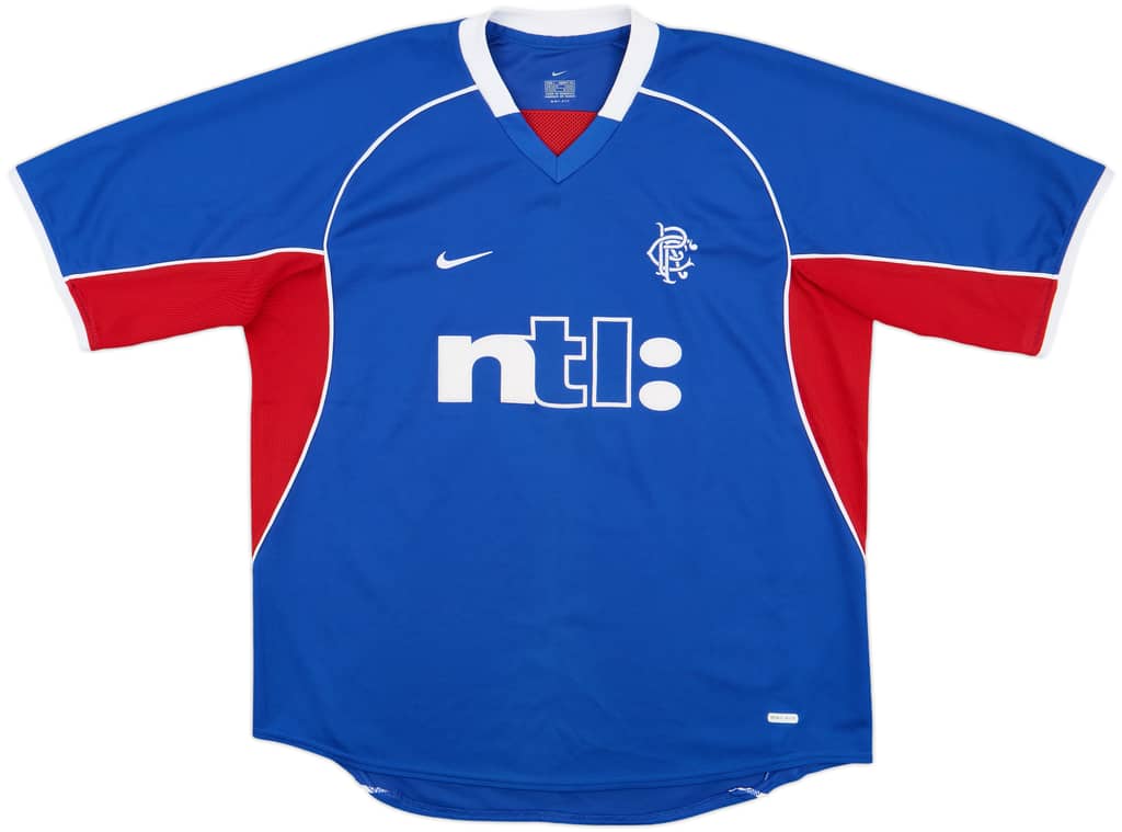 2001-02 Rangers Home Shirt - 10/10 - (L)