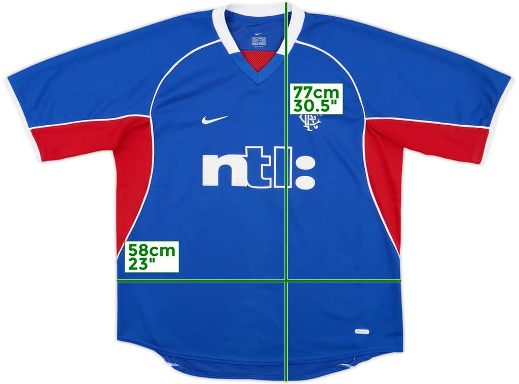 2001-02 Rangers Home Shirt - 10/10 - (L)