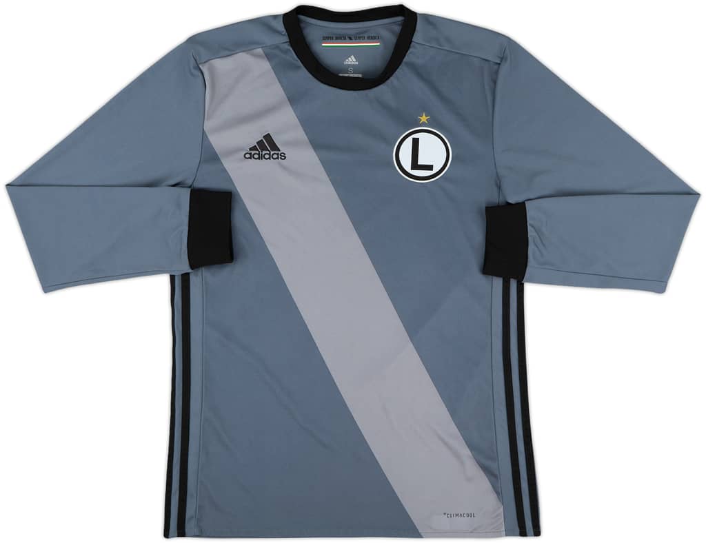 2017-18 Legia Warsaw Away L/S Shirt - 9/10 - (S)