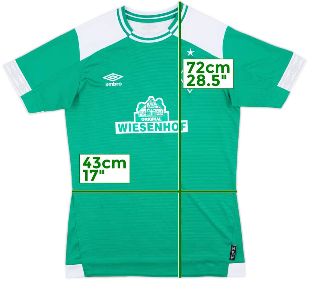 2018-19 Werder Bremen Home Shirt - 8/10 - (S)