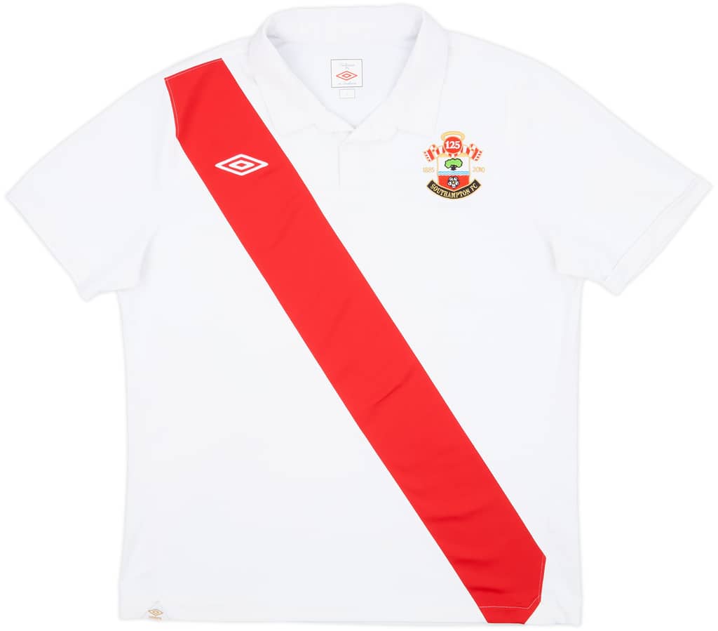 2010-11 Southampton 125 Years Home Shirt - 9/10 - (L)