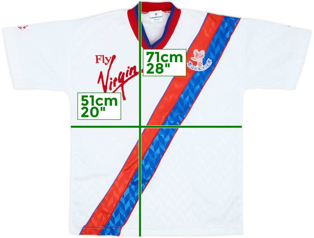 1989-90 Crystal Palace Away Shirt - 9/10 - (S)