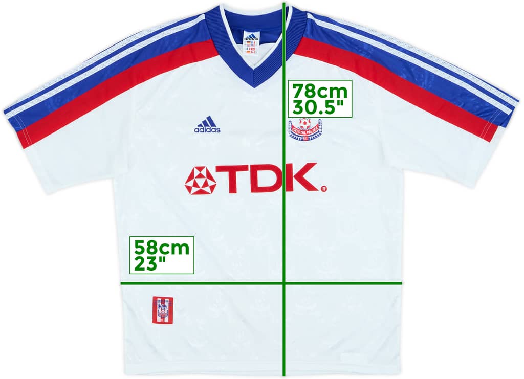 1998-99 Crystal Palace Away Shirt - 10/10 - (L)