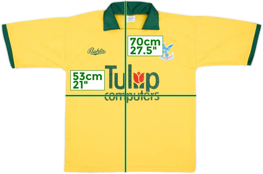 1991-92 Crystal Palace Away Shirt - 8/10 - (S)