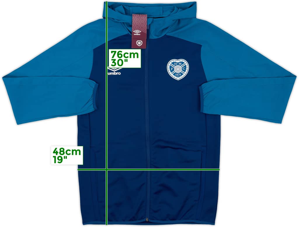 2018-19 Hearts Umbro Hooded Track Jacket (S)