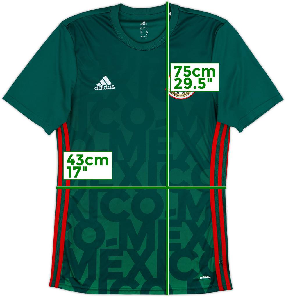 2016-17 Mexico adizero Training Shirt - 8/10 - (M)
