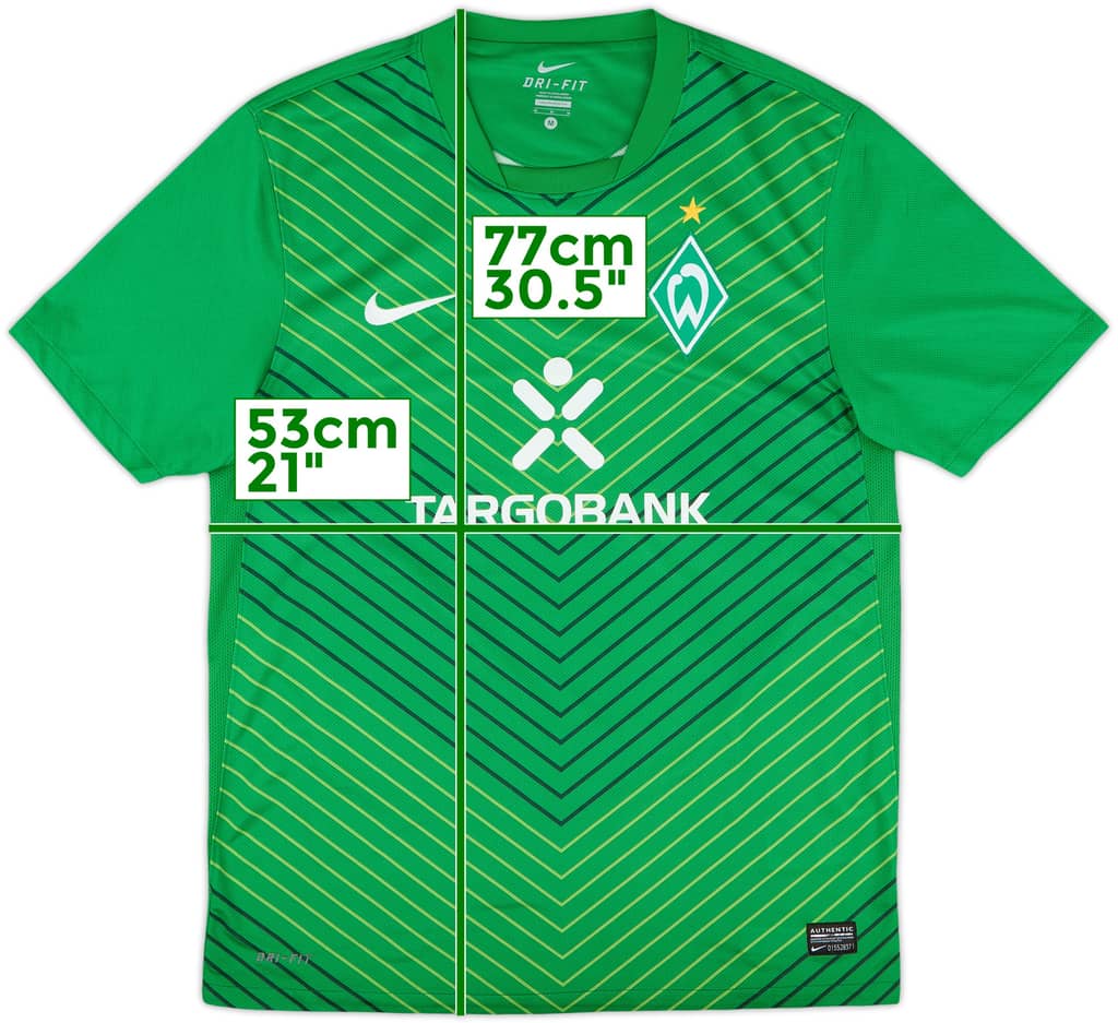 2011-12 Werder Bremen Home Shirt - 10/10 - (M)