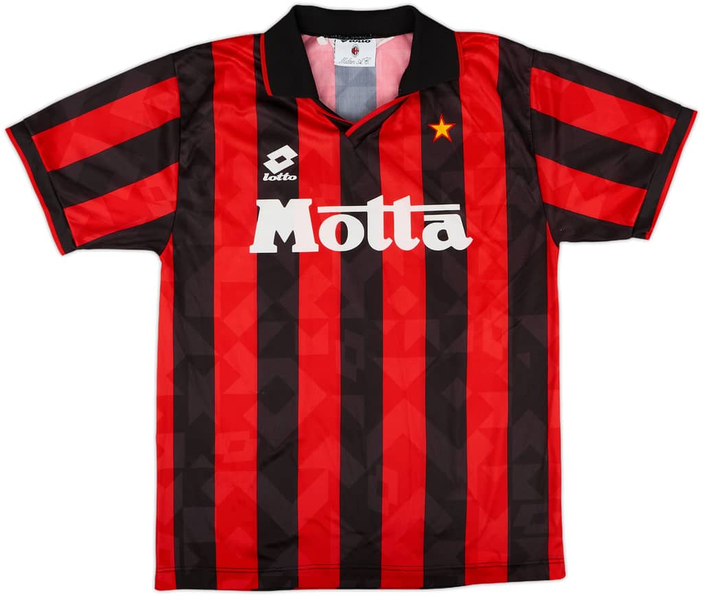 1993-94 AC Milan Home Shirt - 8/10 - (M)