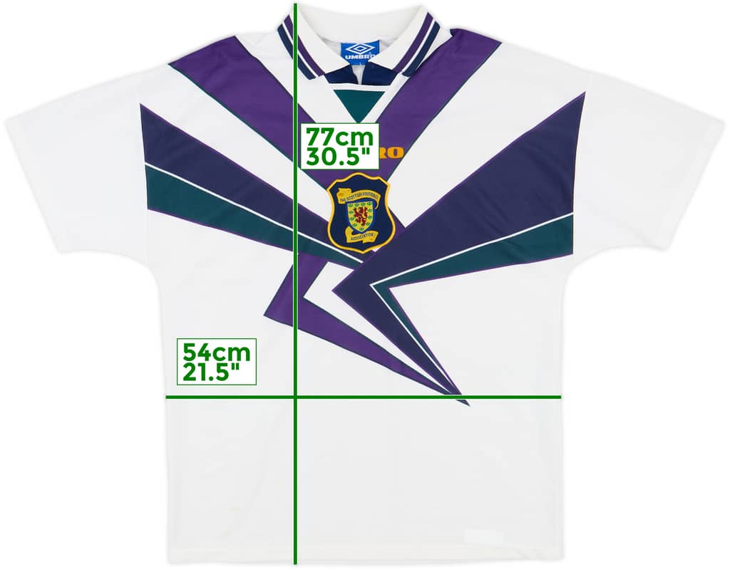 1995-96 Scotland Away Shirt - 8/10 - (L)