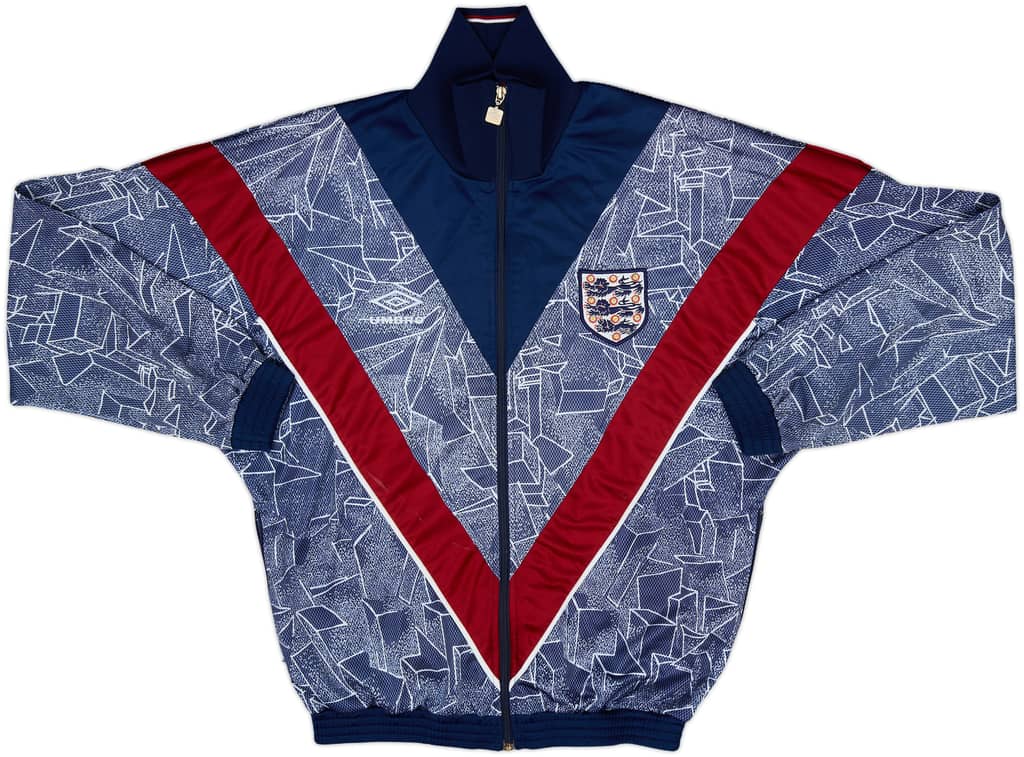 1993-95 England Umbro Track Jacket - 8/10 - (XS)