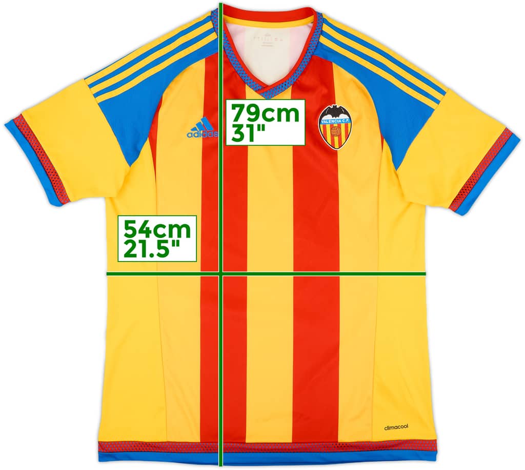 2015-16 Valencia Away Shirt - 9/10 - (L)