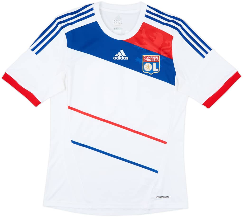 2012-13 Lyon Home Player Issue Shirt Lacazette #10 - 7/10 - (L)