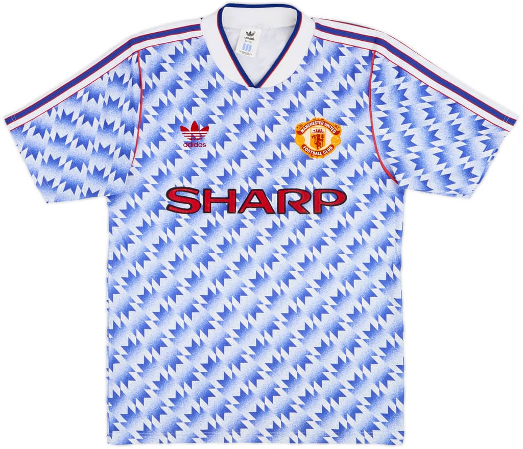 1990-92 Manchester United Away Shirt - 8/10 - (S)